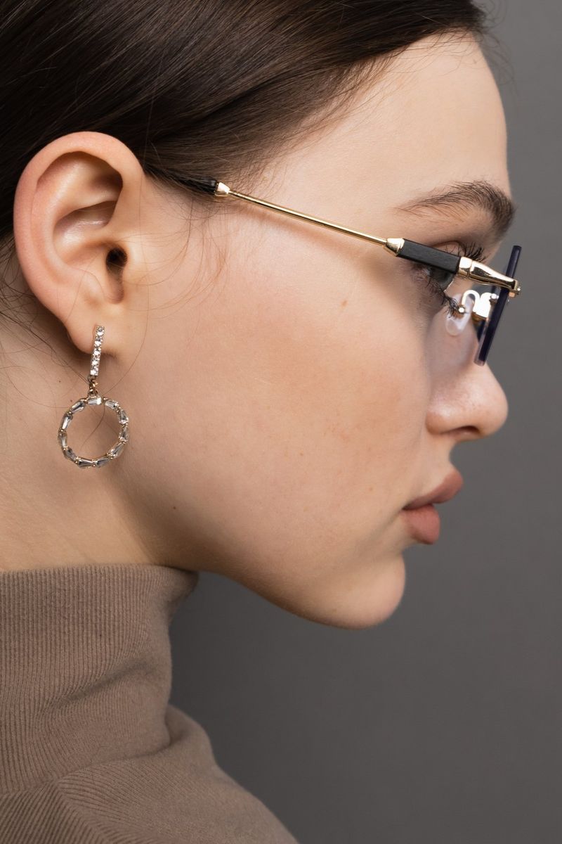 Узкие солнцезащитные очки Azzurro double drop — фото 6