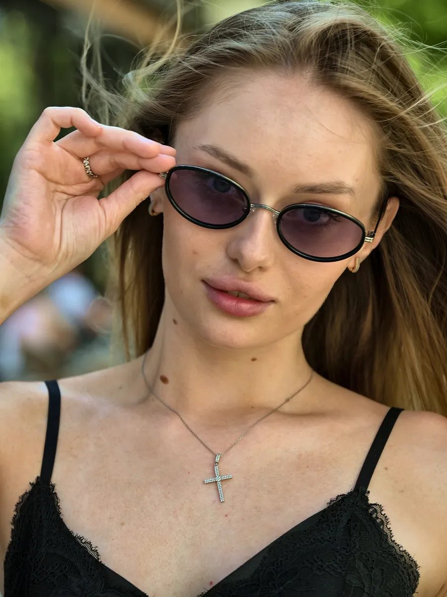 Очки Perla солнцезащитные очки double drop — фото 12