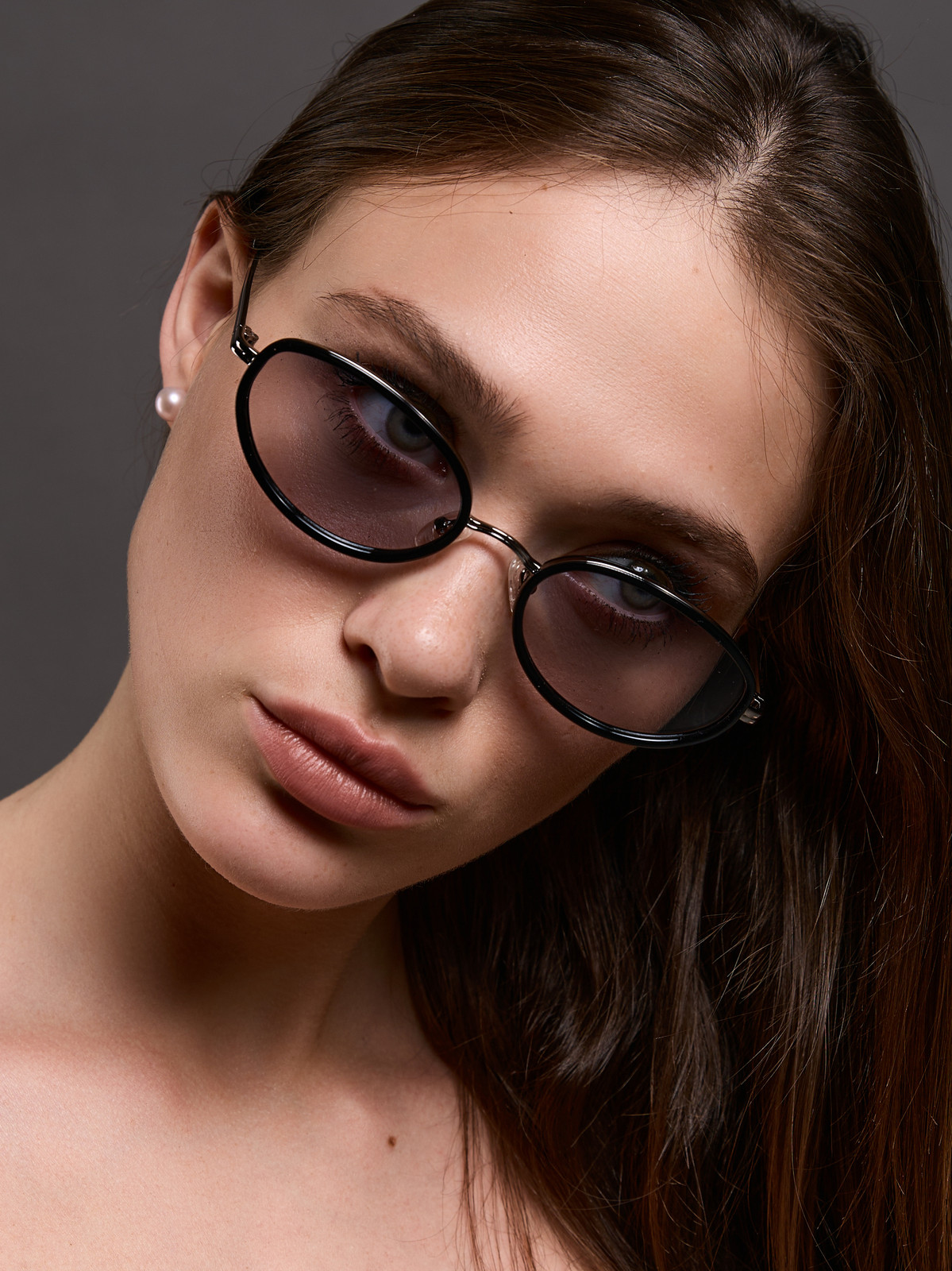 Овальные солнцезащитные очки Perla double drop — фото 1