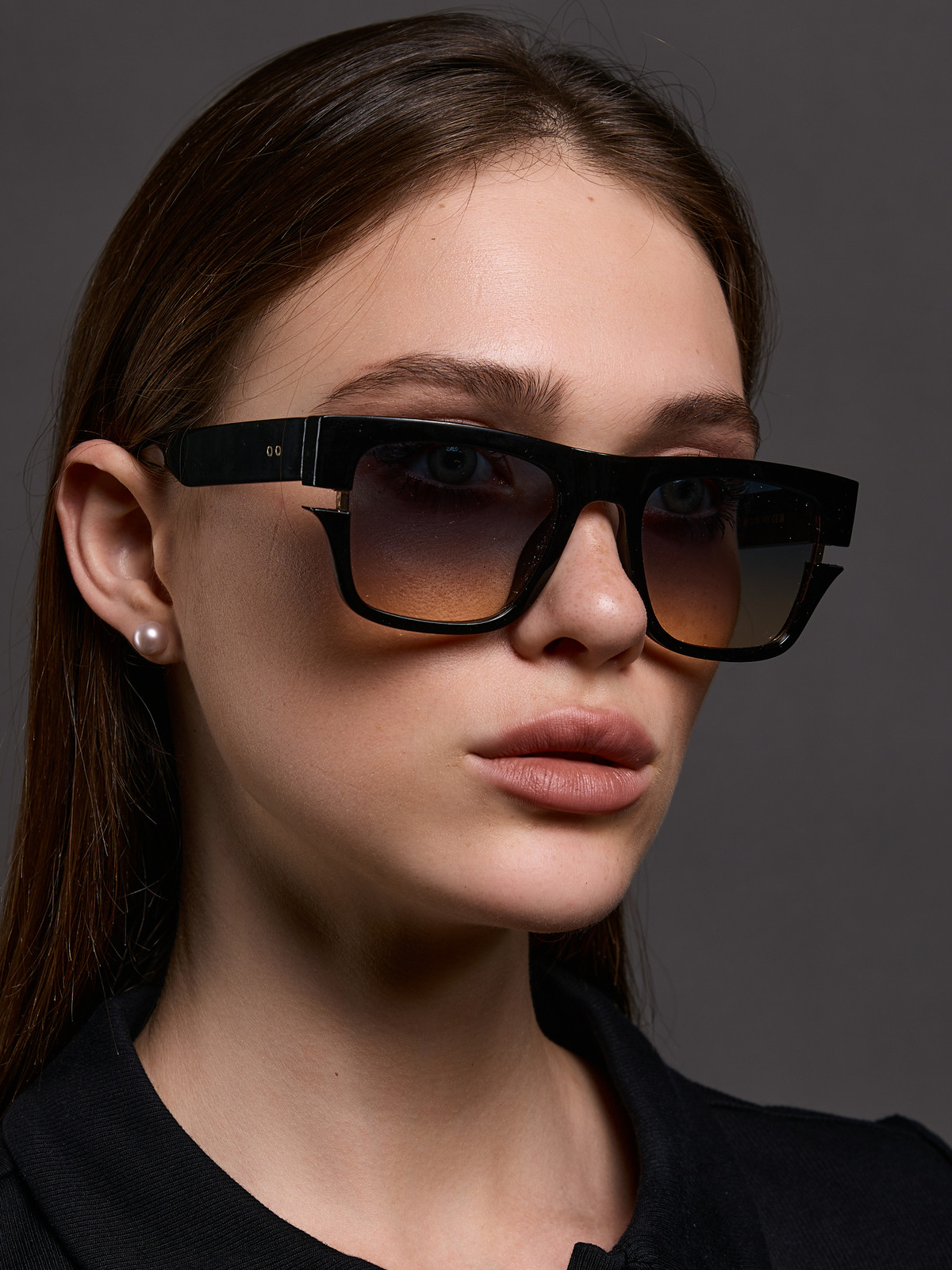 Квадратные солнцезащитные очки Selva double drop — фото 1