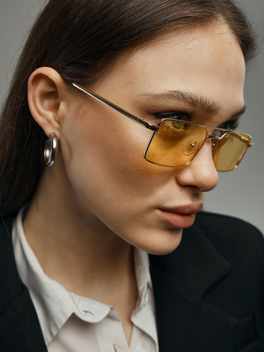 Узкие солнцезащитные очки Sole double drop — фото 14