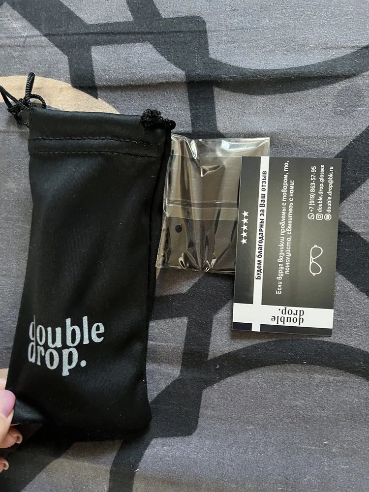 Фото покупателя в очках double drop